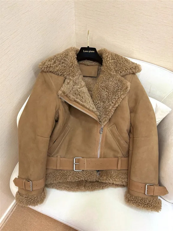 Loro piana shearling coat